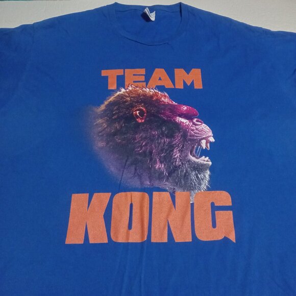 Men's Team Kong Godzilla VS Kong Short Sleeve T Shirt XXL Port & Company Tag - Picture 1 of 7